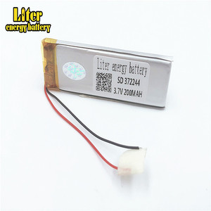 <span class=keywords><strong>3</strong></span>,7 V 372244 200 mah Li-ion battery rechargeable lithium polymer battery - Product Image 4