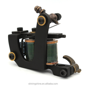 De alta calidad del tatuaje máquinas mejor precio 10 secreto verde de la bobina del tatuaje para shader - Product Image 1