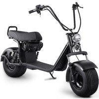 EEC COC Nzita Mini Citycoco 18*9.5 pouces, scooter électrique à 3 roues, moto CityCoco avec 3 sièges