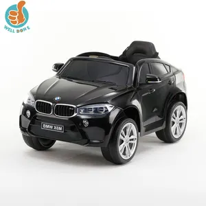 Großhandel kid bmw elektrische auto-Lizenzierte BMW X6M 1 sitz 12v baby elektrische fernbedienung auto