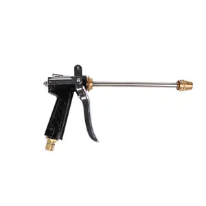 Garden watering tool metal 8 function nozzle spray gun cleaning