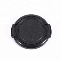 MASSA équipement de photographie accessoires d'appareil photo numérique plastique ABS noir 58mm côté pincement Style caméra lentille couvercle capuchon pour canon