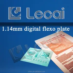 1.14mm Photopolymer डिजिटल Flexo मुद्रण प्लेट