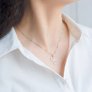 <strong>Silver</strong> Cute <strong>Cat</strong> Pendant Women <strong>Necklace</strong> - Product Image 2