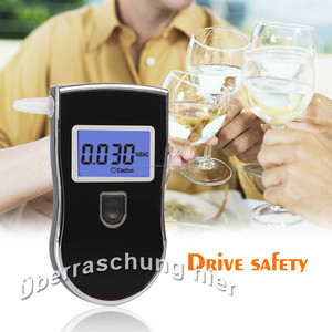 AT-818 LCD digital Polizei Alkohol Atemtest <span class=keywords><strong>Tester</strong></span> Analysator Breathalizer mit blauer Hintergrundbeleuchtung - Product Image 3