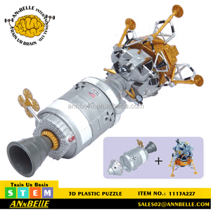 Câu Đố Lắp Ráp Nhựa 3D Khối Tàu Vũ Trụ Khối Không Gian Trạm Vũ Trụ Khối - Product Image 3
