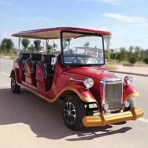 Elektrische Toeristische Bus Stad Klassieke Vintage Auto Voor Verkoop