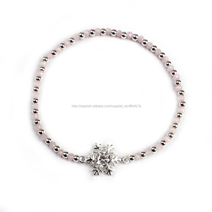 festival Artículos Promocionales Pulsera Plateado <span class=keywords><strong>Cadena</strong></span> de Copo de nieve de Navidad de <span class=keywords><strong>La</strong></span> Joyería de <span class=keywords><strong>La</strong></span> Manera Del Grano - Product Image 1