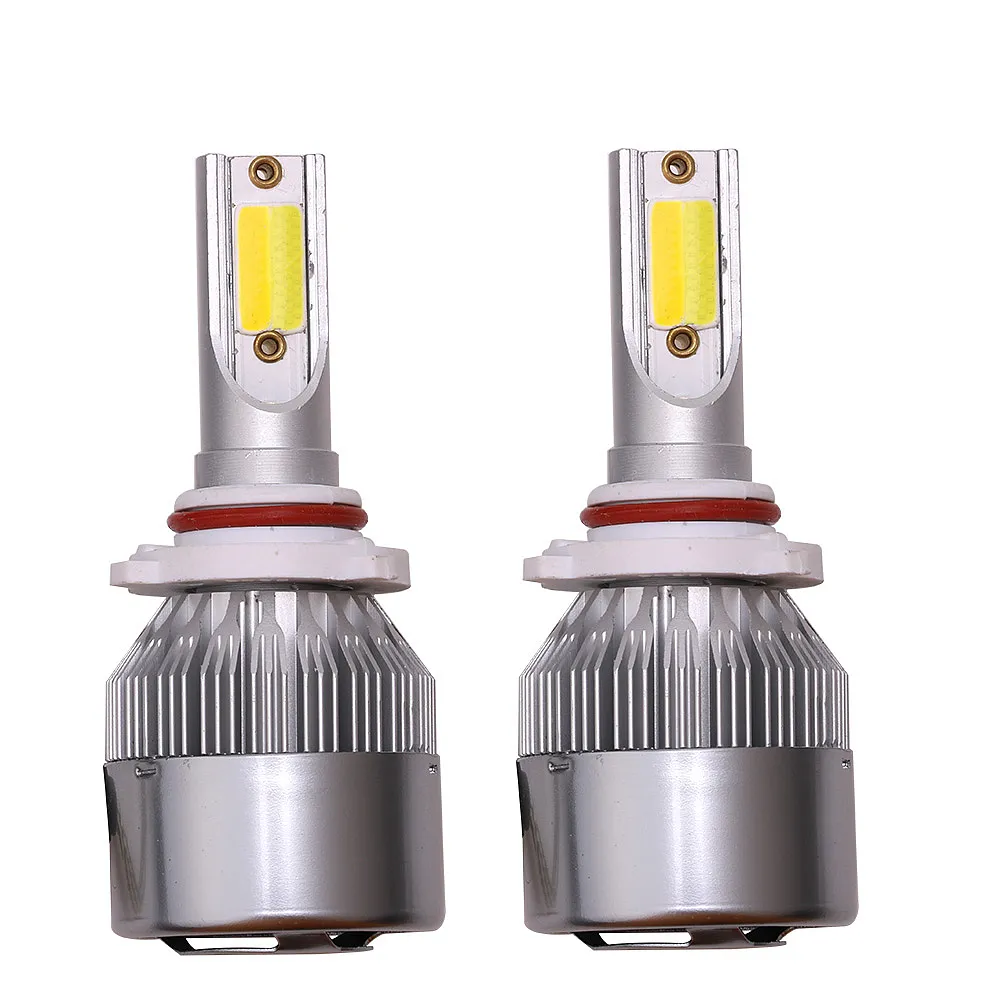 L'éclairage automatique 25w haut bas HB3 HB4 H11 H4 H7 Led H1 H3 Voiture Double Couleur Ampoules C6 Automatique A mené l'ampoule de phare de moto