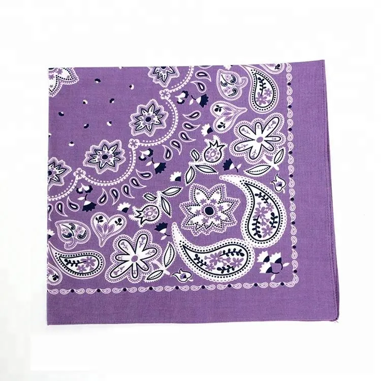 Tela Bandana 100% algodón Paisley peso ligero personalizada