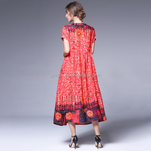 Ultimi Modelli di Abbigliamento Premaman, Vestito Lungo da Donna con Motivo Gratuito - Product Image 4