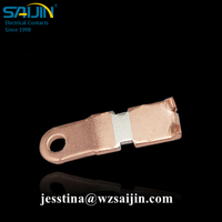 SAIJIN Électrique Laiton Cuivre Phosphore Cuivre Ressort Contact Estampage Composant SJ-STP-4125 ISO9001 Certifié pour Interrupteur
