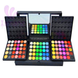 2016 Nuevo Llegado Maquillaje Paleta de colores Cálidos/Brillo de Doble Capa de 180 Colores de Sombra de Ojos Con El Espejo - Product Image 3