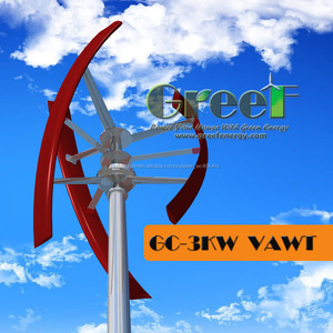 Vawt fuera de la red del sistema! Eje vertical del viento 3kw turbinas precio - Product Image 4