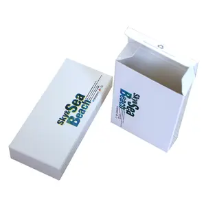 Customized white cardboard small soap packaging box soap box print