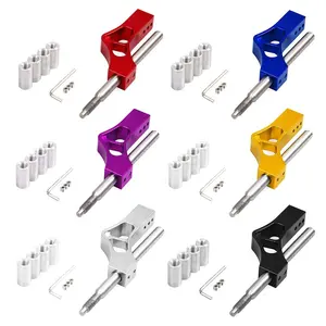 <strong>Adjustable</strong> Short Shift Extension Shifter <strong>Knob</strong> with Adapters for Honda Civic Integra CRX - Product Image 1