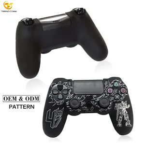 2024 Custom Waterproof Silicone Skin Video Games for PS4 Controller Case