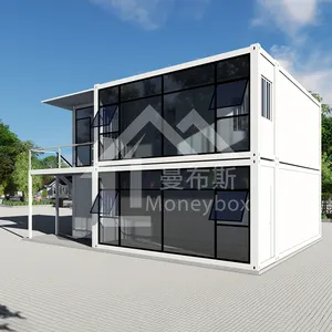 2021 the latest design prefab beach home/luxury prefab shipping container house for sale/luxury prefab homes