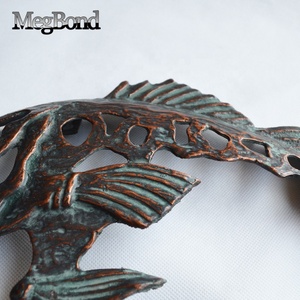 Décoration murale en métal en forme de <span class=keywords><strong>poisson</strong></span> en fonte Décoration murale en métal en forme de <span class=keywords><strong>poisson</strong></span> - Product Image 4