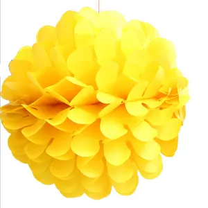 Party Decoration Tissue Paper Wedding Flowers/ Pom Poms For Wedding Decorations Car