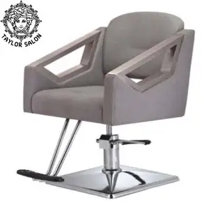 Beauty saloon furniture cheap salon hairdressing chairs metal reclining female hair styling chair