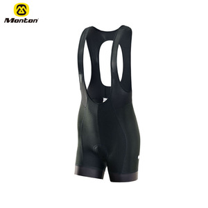 Monton profesional mujeres ciclismo BiB shorts ciclismo pantalones con ribetes reflectantes - Product Image 1