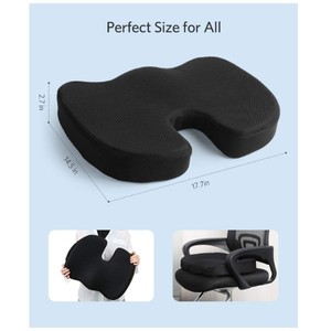 Cubierta de malla Diseño <span class=keywords><strong>cervical</strong></span> Almohadilla de gel Silla de oficina de verano Cojín de asiento de refrigeración Esponja de memoria Cojín suave antifatiga - Product Image 4