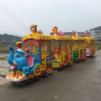 Manèges de trains d'amusement sur rail, mini-trains de centre commercial, trains électriques pour enfants, ensemble de train sur rail jouet
