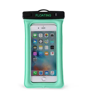 Toptan PVC Cep Telefonu Su Kılıfı Yüzer Balıkçılık için Su Geçirmez Çanta