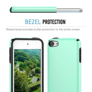 Moko ISO BSCI Factory Outlet Matte chống sốc hai lớp cứng PC Mobile Cover Silicone trường hợp điện thoại cho iPod Touch 5 6 7 - Product Image 3