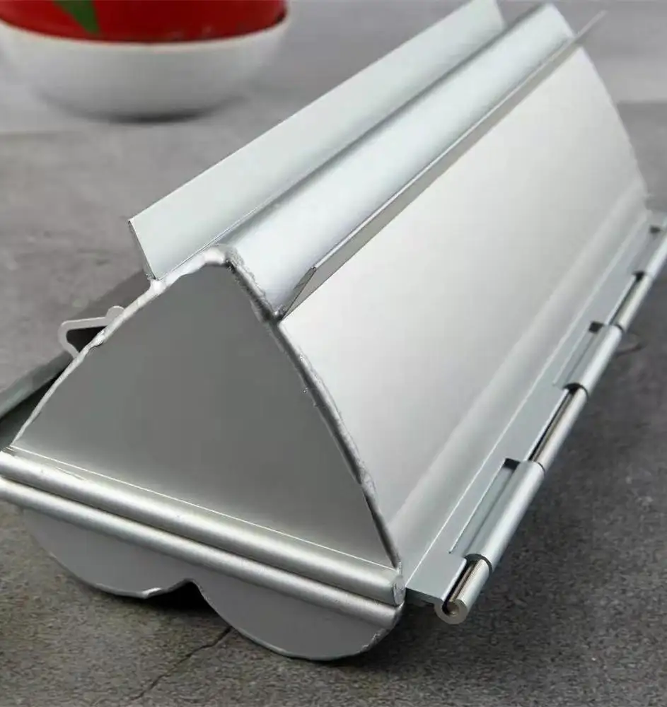 Kalp şekli alüminyum alaşım kalıp bakeware tost ekmeği metal kalıp