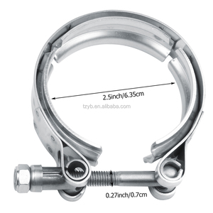 <span class=keywords><strong>2</strong></span>,5 "Universal V Band Male & Female Flansch Clamp Kit Für turbo/auspuffrohr - Product Image 2