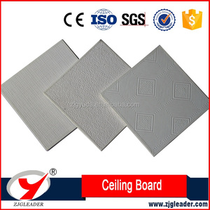 Azulejos de techo de PVC con aislamiento térmico ignífugo a prueba de agua, paneles de rejilla decorativos en China, superficie laminada hecha de plástico de <span class=keywords><strong>aluminio</strong></span> - Product Image 2