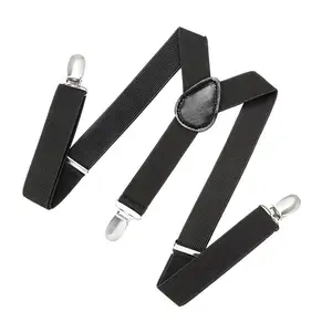 Moda personalizado Y forma sólido Color Suspender cinturón