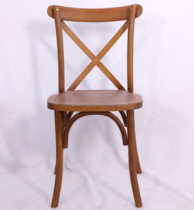 Madera <span class=keywords><strong>vieja</strong></span> Crossback Silla Con Asiento de Madera - Product Image 2