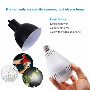 1080 P Toàn Cảnh 360 <span class=keywords><strong>VR</strong></span> Led Light <span class=keywords><strong>Wifi</strong></span> An Ninh CCTV Máy Ảnh <span class=keywords><strong>Bulb</strong></span> - Product Image 4