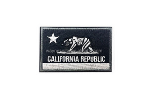 California Cộng Hòa Hoa Kỳ Nhà Nước Mỹ Cờ Thêu Vá Unisex Cổ Phiếu Cho Người Lớn Trẻ Em Ô Tô & Bảo Hiểm Người Dùng Cuối - Product Image 3