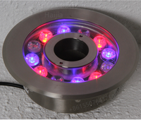 Lampe de fontaine à jet 3 en 1, remplissage en résine IP68, étanche, trois pièces, avec commande IC intelligente, pilote de courant Constant