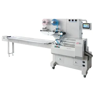 Horizontale Flow Wrapper Automatische Suikerspin Vinger Koekjes Horizontale Wrap Verpakking Machine Met Ce