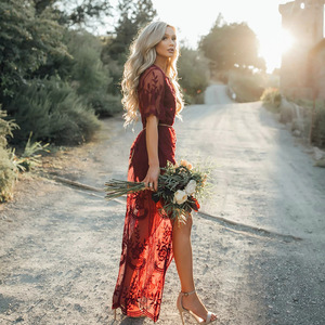 Women Clothing Sexy Deep V Neck Long <strong>Dresses</strong> Beach Maxi Lace Perspective <strong>See</strong> <strong>Through</strong> <strong>Dress</strong> - Product Image 1