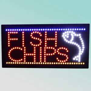 מלבני 12 ''X 24'' X 1 ''זוהר דגי שבבי led סימנים דלונג יצרן