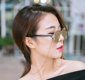 003 DL <span class=keywords><strong>Glasses</strong></span> Fashion Gold <span class=keywords><strong>Glasses</strong></span> Retainerフィットサングラス眼鏡チェーン女性のための - Product Image 1