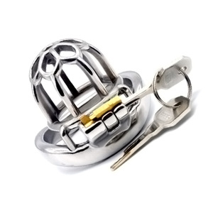FAAK 5.1cm 304 สแตนเลสสตีลอวัยวะเพศชาย CAGE สำหรับชายอุปกรณ์ Chastity แหวนโค้งโลหะ Chastity CAGE สำหรับชาย - Product Image 3