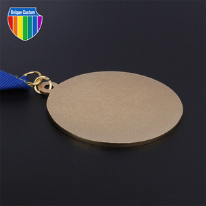 Precio bajo de ganador Juegos Olímpicos estrella dorada <span class=keywords><strong>medalla</strong></span> en blanco para los deportes de la escuela - Product Image 2