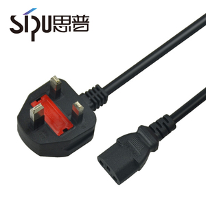 SIPU Anh BSI Phê Duyệt BS 1363 Anh AC Power Dây 13A 250V <span class=keywords><strong>3</strong></span> <span class=keywords><strong>Pin</strong></span> Lắp Ráp Cắm Với Cầu Chì - Product Image 4