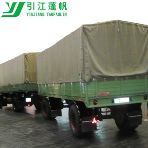 Lona verde del ejército cubiertas de lona <span class=keywords><strong>para</strong></span> el carro con ojal - Product Image 3
