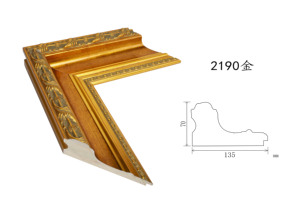 Super Wide Wood Moulding Ornate Decorative Cheap <strong>Large</strong> Picture <strong>Frames</strong> for Wall Art or Mirror - Product Image 4