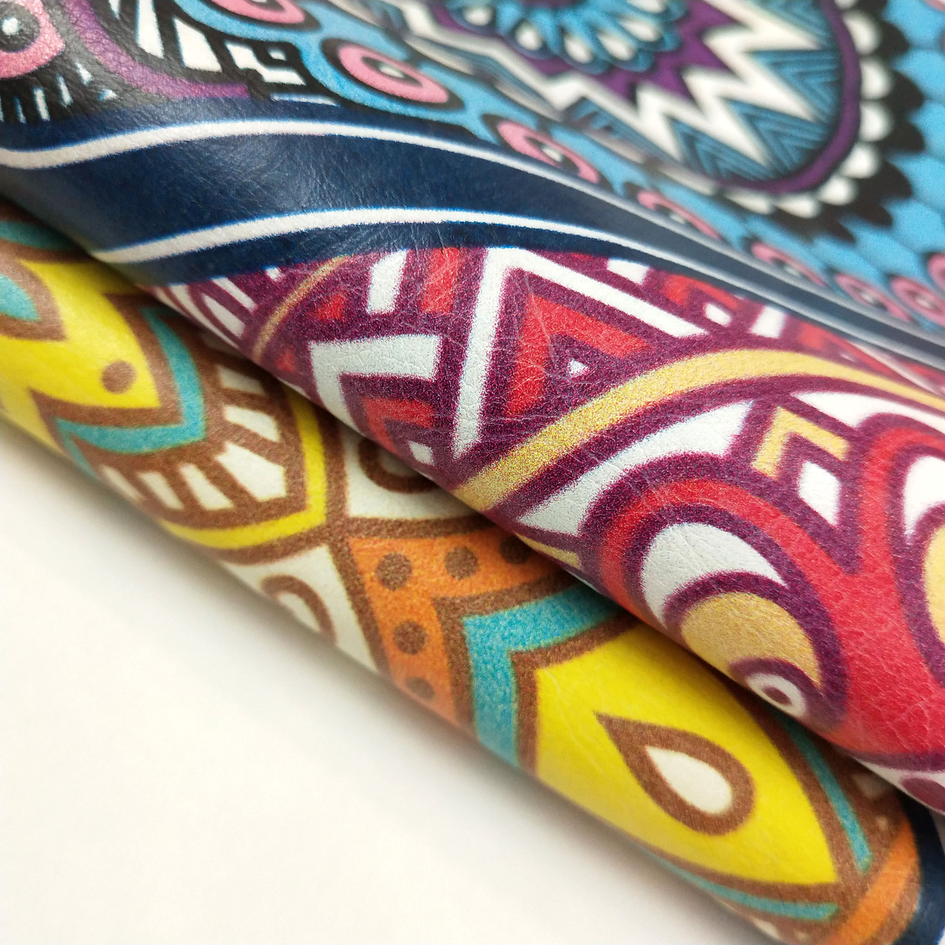 Причудливый Дизайнерский Жакет из искусственной кожи PU с принтом из синтетического ПВХ