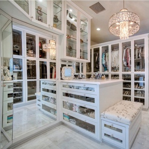 Armoire de présentation commerciale, meilleurs placards sur mesure, grand <span class=keywords><strong>dressing</strong></span> avec étagères, design d'armoire murale - Product Image 1