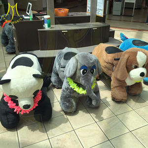 Hansel Grande taille <span class=keywords><strong>Safari</strong></span> Animaux de compagnie pour enfants à chevaucher, Scooter animal de zoo - Product Image 4